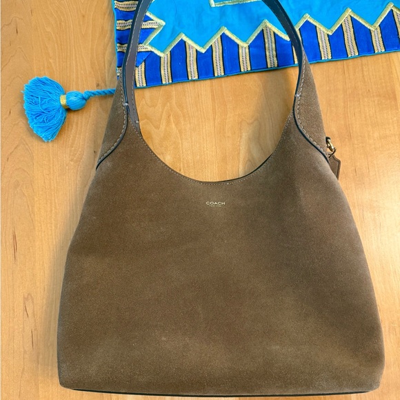 Coach Brooklyn 28 in Cedar Suede - Picture 6 of 9